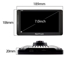 Navigatie GPS pentru camioane model NaviTruck D10S 16GB,ecran mare de 7 inch