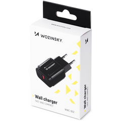WWC-B02 hálózati töltő USB 3.0 csatlakozóval – fekete