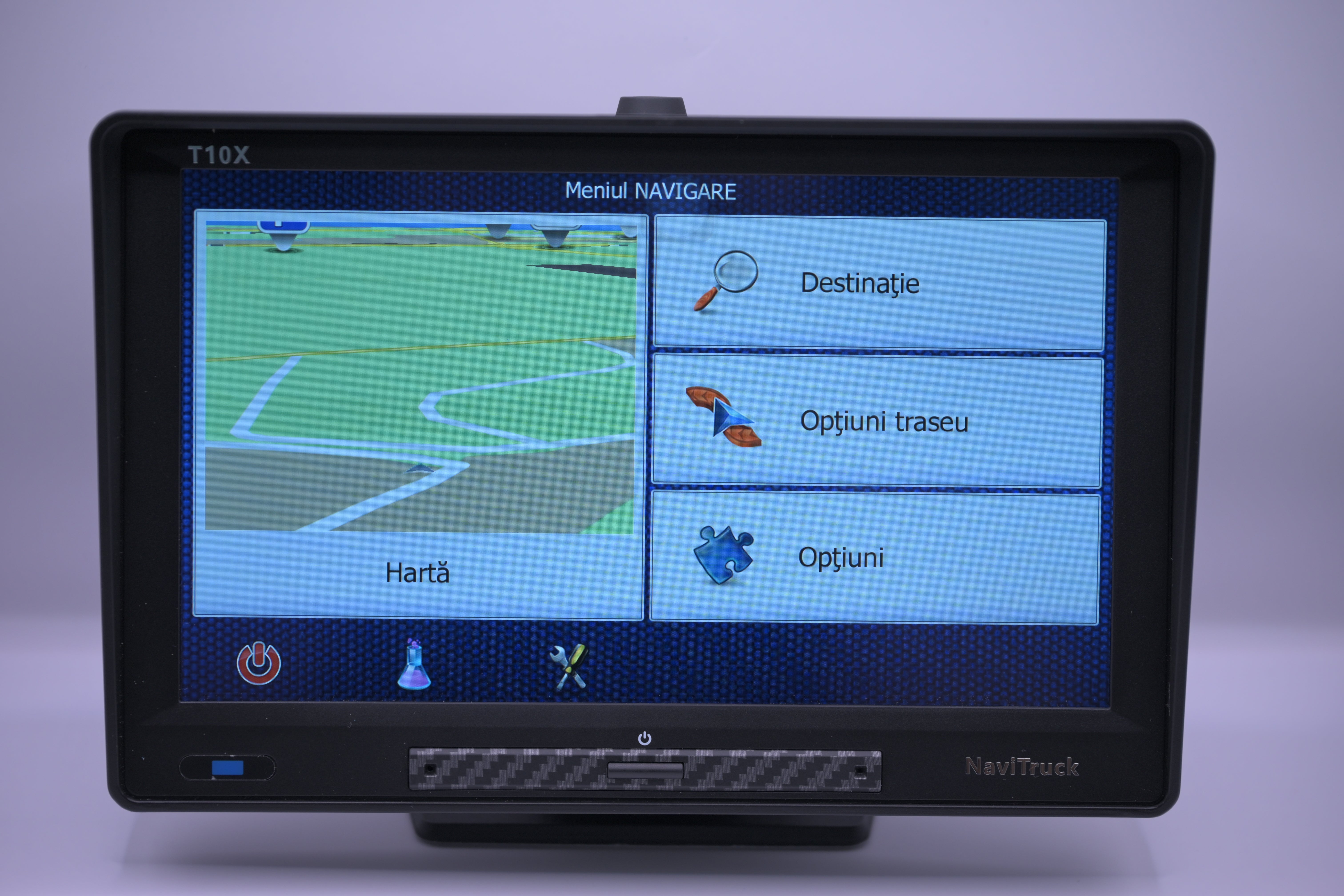 NEW MODEL! NaviTruck T10X-PRO GPS Navigation for Trucks – includes sun visor, large 9-inch screen, and Full HD DVR camera!