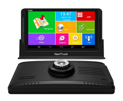 Pachet complet Navigatie GPS NaviTruck D10S+folie sticla securizata +Card memorie 32GB